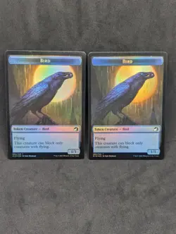Bird Human FOIL X2 LP MTG Innistrad Midnight Hunt - Image 1