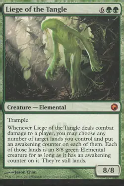 Scars of Mirrodin #123 Liege of the Tangle - Image 1