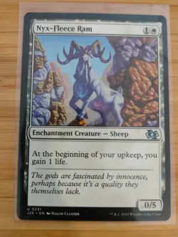 MTG Nyx-Fleece Ram 0231 J25 Foundations M/NM Free UK P&P - Image 1