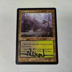 MTG Llanowar Wastes Apocalypse - Signed by Artist Rob Alexander - Image 1