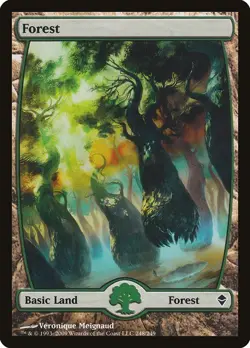 Lot of 20x Forest #248 - ZEN Zendikar - MTG Magic FULL ART Land LP/PL - Image 1