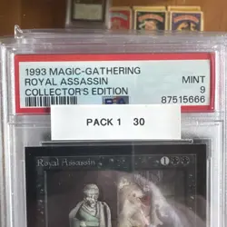 1993 MtG Royal Assassin Magic: the Gathering CE PSA 9 WOTC Rare - Image 2