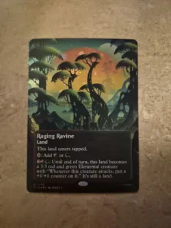 Raging Ravine (0080) (Borderless) Edge of Eternities: Stellar Sights Foil - Image 1