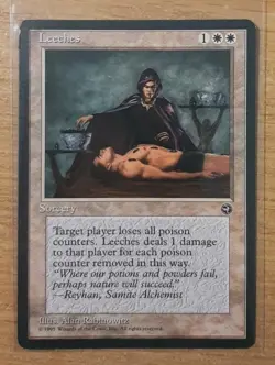 1995 MAGIC THE GATHERING HOMELANDS LEECHES TD25 - Image 1