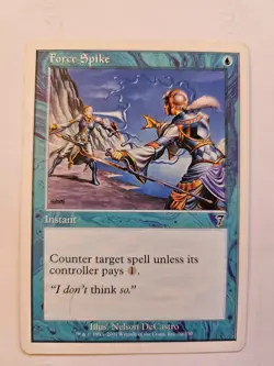 MTG 4x Force Spike - Seventh 7th Edition 2001 - Near Mint - Image 3