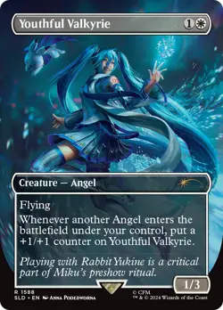 Youthful Valkyrie (Rainbow Foil) [Secret Lair Drop Series] Magic MTG - Image 1