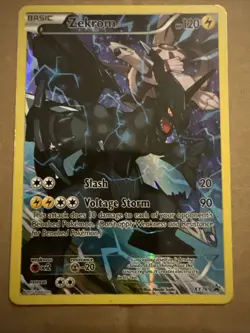 Zekrom XY76 Black Star Promo Full Art Holo Pokemon TCG LP/MP - Image 1