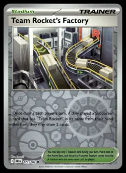 TEAM ROCKET'S FACTORY 173/182 UNCOMMON DESTINED RIVALS POKEMON - Image 1