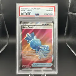 2025 Pokemon Mega Evolutions EN Rare Candy Ultra Rare Graded PSA 10 Slab - Image 1