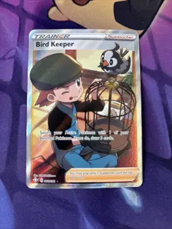 Bird Keeper - 066/072 - Pokemon Shining Fates Sword Shield Full Art Rare Card NM - Image 1