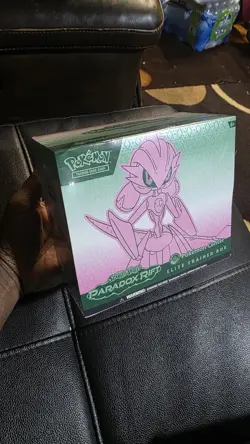Paradox Rift Pokemon Center Elite Trainer Box Iron Valiant ETB Exclusive, Sealed - Image 1