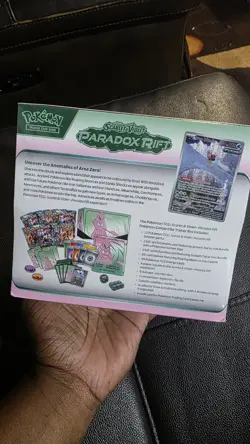 Paradox Rift Pokemon Center Elite Trainer Box Iron Valiant ETB Exclusive, Sealed - Image 4