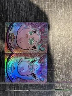 Pokemon Cards: 1999 Topps #39&40 Jigglypuff&Wigglytuff Holo Cards - Image 1