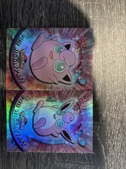 Pokemon Cards: 1999 Topps #39&40 Jigglypuff&Wigglytuff Holo Cards - Image 2