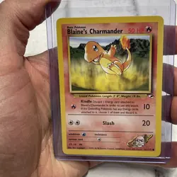BLAINE'S CHARMANDER - 061/132 - GYM HEROES - POKEMON CARD - NM/MT Vintage Vtg - Image 1