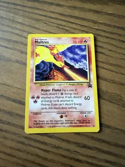 Moltres 21 Promo Black Star Regular Pokemon Card - Image 1