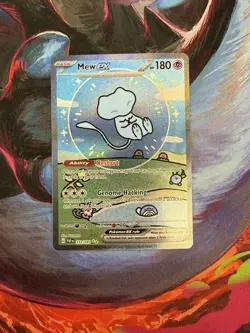 Pokemon Mew ex 232/091 SV:Paldean Fates Holo (Bubble Mew) (Near Mint) SIR RARE - Image 1