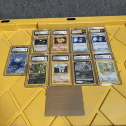 Pokemon Graded Slabs CGC Prestine 10 Vintage to Modern Lot of 9! $150 Value - Image 1