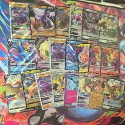Pokemon Japanese/Korean/Chinese EX/V/VSTAR/etc card lot NM/LP - 21 total cards - Image 1