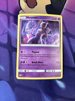 Mewtwo - 12/18 - Holo Rare Detective Pikachu Pokemon LP - Image 1
