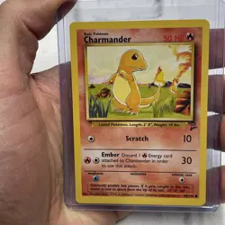 Pokemon TCG Charmander 69/130 Base Set 2 Regular NM/MT Pokemon WOTC Nintendo - Image 1