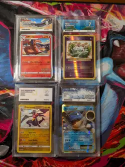 Pokemon ACE Graded Bundle - x4 - Blastoise, Charizard, Mew & Garchomp - XY - Image 1