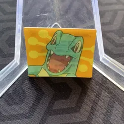 Totodile No. 158 Meiji Zoom Up Lenticular Japanese Pokemon Card ~ MP - Image 3