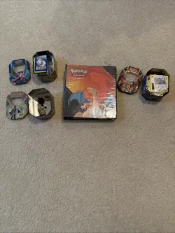Pokemon Collection With Binder And Tins - Image 1