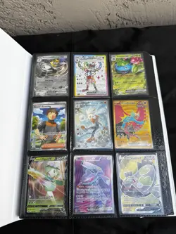 Pokemon Card Binder Collection 180 + Cards Ex V Vmax Holos Common Uncommon - Image 1