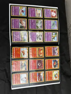 Pokemon Card Binder Collection 180 + Cards Ex V Vmax Holos Common Uncommon - Image 5