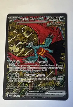 Pokemon Cards Roaring Moon ex 162/131 Prismatic Evolutions NM - Image 1
