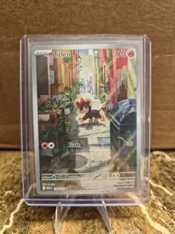 Pokemon TCG Litleo 139/132 Me01: Mega Evolution Holo - Image 1