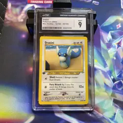 Dratini Neo Destiny 1st Edition 63/105 Graded CGC 9 Pokemon TCG Fast Shipping - Image 1