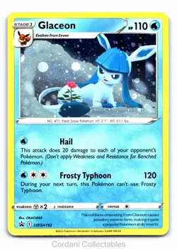 Glaceon SWSH192 - SWSH Black Star Promo - Pokemon Card - Lightly Played - Image 1