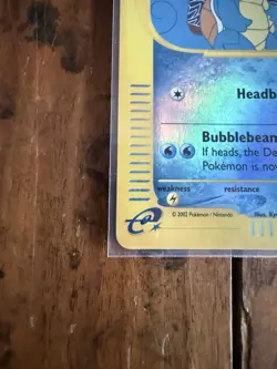 Pokemon Squirtle TCG Expedition Base Set Card 132/165 Reverse Holo - Image 5