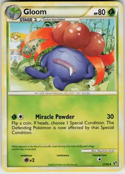 Pokemon Gloom 27/90 Undaunted Uncommon card - Image 1