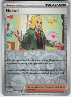 Pokemon Hassel 151/167 SV06: Twilight Masquerade NM Reverse Holo card - Image 1
