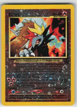 Pokemon TCG Entei 34/53 WoTC Promo Promo card Holo MP - Image 1