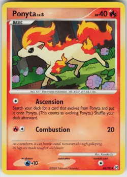 Pokemon TCG Ponyta (46) 46/99 Arceus Uncommon card Normal - Image 1
