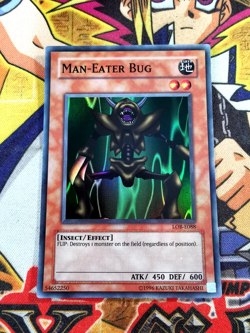 Man-Eater Bug lob-e088 Unltd Ed (NM) Super Rare Yu-Gi-Oh! - Image 1