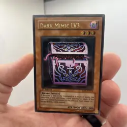 Yugioh Dark Mimic LV3 SOD-EN010 Ultimate Rare 1st Edition - Image 1