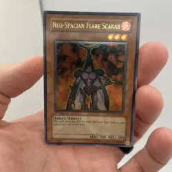Neo-Spacian Flare Scarab POTD-EN004 Ultimate Rare 1st Edition Yu-Gi-Oh - Image 1