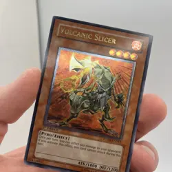 Yugioh Volcanic Slicer FOTB-EN012 1st Edition Ultimate Rare Lightly Played - Image 2