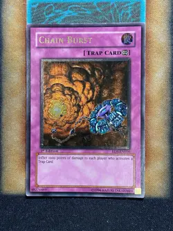 Yugioh Chain Burst RDS-EN056 Ultimate Rare 1st Ed LP - Image 1
