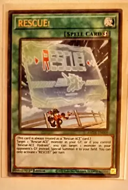 Yu-Gi-Oh! TCG Rescue! AMDE-EN009 Ultra Rare 1st Edition Nm-Mt - Image 1