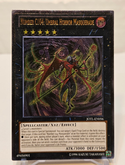 Ultimate Rare Number C104: Umbral Horror Masquerade JOTL-EN056 Unlim. YGO 1042 - Image 1
