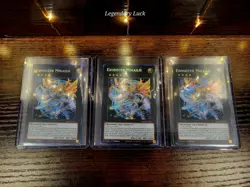 X3 Yugioh Exosister Mikailis MP23-EN256 Prismatic Secret Rare 1st Edition NM - Image 1