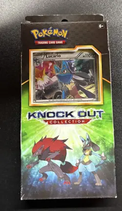 2017 Pokemon TCG Knock Out Collection Lucario Booster Packs Trading Card Sealed - Image 1
