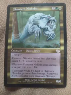 Phantom Nishoba Judgment Regular Rare Magic The Gathering Card - Image 1
