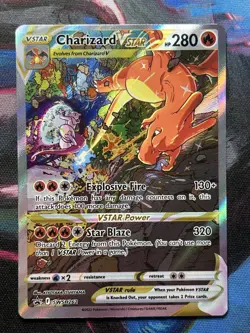 Alakazam EX And Charizard VStar Pokemon Cards - Image 3